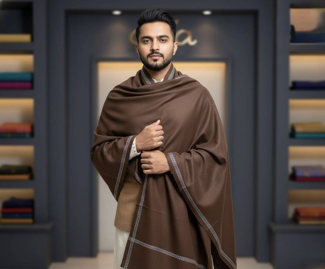 শীতের শাল - কফি কালার | Winter Shawl